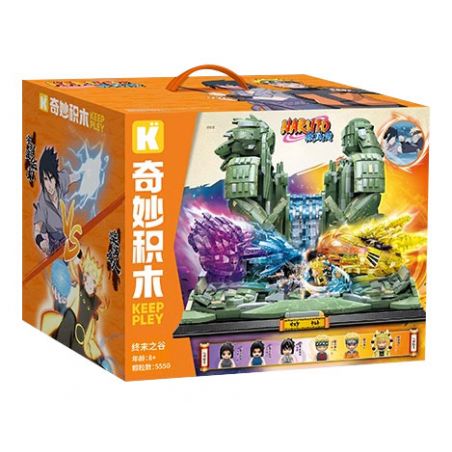 KEEPPLEY K20527 20527 NARUTO SHIPPUDEN THUNG LŨNG TẬN CÙNG bộ đồ chơi xếp lắp ráp ghép mô hình Movie & Game Phim Và Trò Chơi 5500 khối