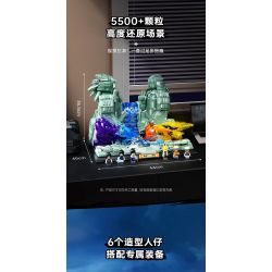 KEEPPLEY K20527 20527 NARUTO SHIPPUDEN THUNG LŨNG TẬN CÙNG bộ đồ chơi xếp lắp ráp ghép mô hình Movie & Game Phim Và Trò Chơi 5500 khối