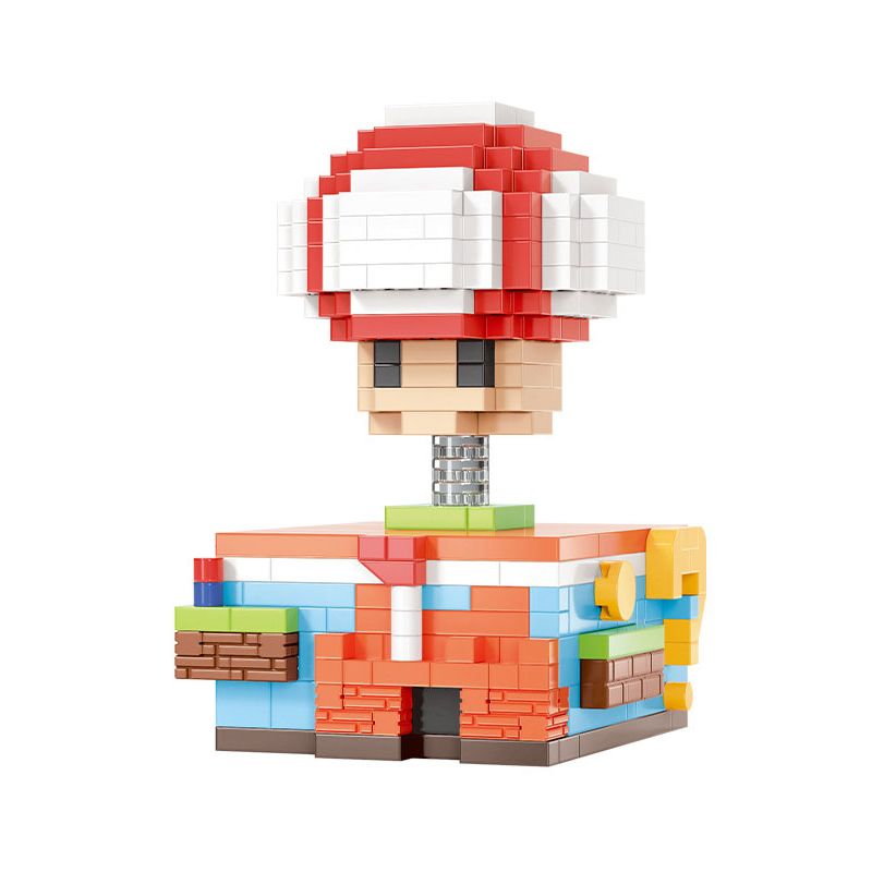 MOYU BLOCK MY97133 97133 NẤM GIẢM CĂNG THẲNG bộ đồ chơi xếp lắp ráp ghép mô hình Movie & Game STRESS RELIEF MUSHROOM Phim Và Trò Chơi 381 khối