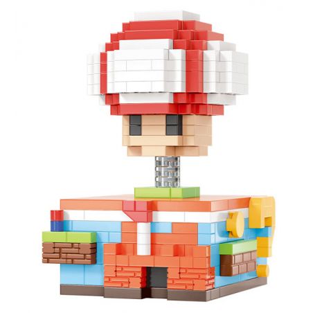 MOYU BLOCK MY97133 97133 NẤM GIẢM CĂNG THẲNG bộ đồ chơi xếp lắp ráp ghép mô hình Movie & Game STRESS RELIEF MUSHROOM Phim Và Trò Chơi 381 khối