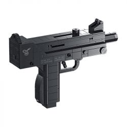 PanlosBrick 670020 Panlos Brick 670020 SÚNG TIỂU LIÊN M10 bộ đồ chơi xếp lắp ráp ghép mô hình Military Army Quân Sự Bộ Đội 474 khối