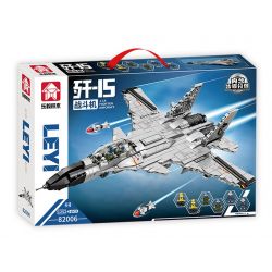 LE YI 82006 MÁY BAY CHIẾN ĐẤU J-15 bộ đồ chơi xếp lắp ráp ghép mô hình Military Army J-15 FIGHTER AIRCRAFT Quân Sự Bộ Đội 1252 khối