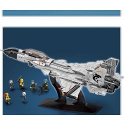 LE YI 82006 MÁY BAY CHIẾN ĐẤU J-15 bộ đồ chơi xếp lắp ráp ghép mô hình Military Army J-15 FIGHTER AIRCRAFT Quân Sự Bộ Đội 1252 khối
