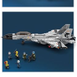 LE YI 82006 MÁY BAY CHIẾN ĐẤU J-15 bộ đồ chơi xếp lắp ráp ghép mô hình Military Army J-15 FIGHTER AIRCRAFT Quân Sự Bộ Đội 1252 khối