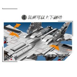 LE YI 82006 MÁY BAY CHIẾN ĐẤU J-15 bộ đồ chơi xếp lắp ráp ghép mô hình Military Army J-15 FIGHTER AIRCRAFT Quân Sự Bộ Đội 1252 khối