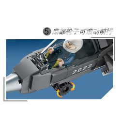 LE YI 81016 TIÊM KÍCH J-20 bộ đồ chơi xếp lắp ráp ghép mô hình Military Army J-20 FIGHTER AIRCRAFT Quân Sự Bộ Đội 618 khối