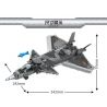 LE YI 81016 TIÊM KÍCH J-20 bộ đồ chơi xếp lắp ráp ghép mô hình Military Army J-20 FIGHTER AIRCRAFT Quân Sự Bộ Đội 618 khối