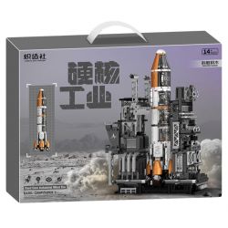 KOZOSHA D2201 2201 NGÀNH CÔNG NGHIỆP CỐT LÕI TRẠM PHÓNG TÊN LỬA bộ đồ chơi xếp lắp ráp ghép mô hình City Thành Phố 2166 khối