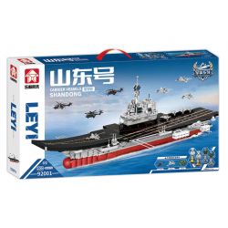 LE YI 92001 TÀU SÂN BAY SƠN ĐÔNG bộ đồ chơi xếp lắp ráp ghép mô hình Military Army Quân Sự Bộ Đội 2006 khối