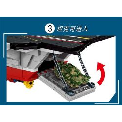 LE YI 92001 TÀU SÂN BAY SƠN ĐÔNG bộ đồ chơi xếp lắp ráp ghép mô hình Military Army Quân Sự Bộ Đội 2006 khối