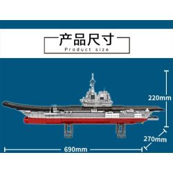 LE YI 92001 TÀU SÂN BAY SƠN ĐÔNG bộ đồ chơi xếp lắp ráp ghép mô hình Military Army Quân Sự Bộ Đội 2006 khối