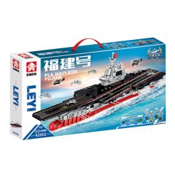 LE YI 92002 TÀU SÂN BAY PHÚC KIẾN bộ đồ chơi xếp lắp ráp ghép mô hình Military Army Quân Sự Bộ Đội 2182 khối