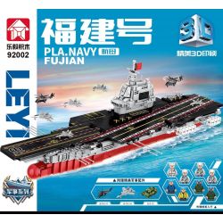 LE YI 92002 TÀU SÂN BAY PHÚC KIẾN bộ đồ chơi xếp lắp ráp ghép mô hình Military Army Quân Sự Bộ Đội 2182 khối