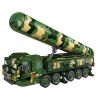 LE YI 88003 XE TÊN LỬA ĐẠN ĐẠO DONGFENG 41 bộ đồ chơi xếp lắp ráp ghép mô hình Military Army DF-41 BALLISTIC MISSILE Quân Sự Bộ Đội 350 khối