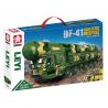 LE YI 88003 XE TÊN LỬA ĐẠN ĐẠO DONGFENG 41 bộ đồ chơi xếp lắp ráp ghép mô hình Military Army DF-41 BALLISTIC MISSILE Quân Sự Bộ Đội 350 khối