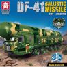 LE YI 88003 XE TÊN LỬA ĐẠN ĐẠO DONGFENG 41 bộ đồ chơi xếp lắp ráp ghép mô hình Military Army DF-41 BALLISTIC MISSILE Quân Sự Bộ Đội 350 khối