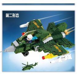 LE YI 81017 MÁY BAY CHIẾN ĐẤU PHẢN LỰC SIÊU THANH HẠNG NHẸ J-7 bộ đồ chơi xếp lắp ráp ghép mô hình Military Army J-20 LIGHT Quân Sự Bộ Đội 686 khối