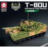 LE YI 66015 XE TĂNG CHIẾN ĐẤU CHỦ LỰC T80U bộ đồ chơi xếp lắp ráp ghép mô hình Military Army T-80U DEFENCE FOR PEACE Quân Sự Bộ Đội 1356 khối