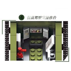 LE YI 66015 XE TĂNG CHIẾN ĐẤU CHỦ LỰC T80U bộ đồ chơi xếp lắp ráp ghép mô hình Military Army T-80U DEFENCE FOR PEACE Quân Sự Bộ Đội 1356 khối