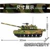 LE YI 66015 XE TĂNG CHIẾN ĐẤU CHỦ LỰC T80U bộ đồ chơi xếp lắp ráp ghép mô hình Military Army T-80U DEFENCE FOR PEACE Quân Sự Bộ Đội 1356 khối