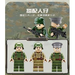 Kazi KY82061 82061 PHÁO CHỐNG TĂNG PANTHER G2 CỦA ĐỨC bộ đồ chơi xếp lắp ráp ghép mô hình Military Army G2 CHEETAH TANK Quân Sự Bộ Đội 1420 khối