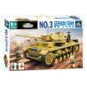 Kazi KY82062 82062 XE TĂNG PANZER III CỦA ĐỨC bộ đồ chơi xếp lắp ráp ghép mô hình Military Army NO.3 GERMAN TANK Quân Sự Bộ Đội 1543 khối