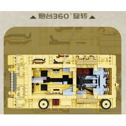 Kazi KY82062 82062 XE TĂNG PANZER III CỦA ĐỨC bộ đồ chơi xếp lắp ráp ghép mô hình Military Army NO.3 GERMAN TANK Quân Sự Bộ Đội 1543 khối