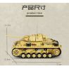 Kazi KY82062 82062 XE TĂNG PANZER III CỦA ĐỨC bộ đồ chơi xếp lắp ráp ghép mô hình Military Army NO.3 GERMAN TANK Quân Sự Bộ Đội 1543 khối