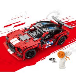 ACHKO 70018 CÔNG NGHỆ ĐIỀU KHIỂN TỪ XA XE MUSTANG ĐỎ tỷ lệ 1:16 bộ đồ chơi xếp lắp ráp ghép mô hình Technic Kỹ Thuật Công Nghệ Cao Mô Hình Phương Tiện 433 khối