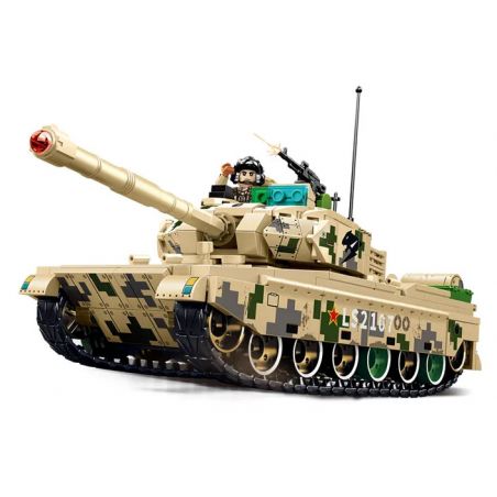 SEMBO 203165 LÍNH TRUNG QUỐC XE TĂNG HẠNG NHẸ ZTQ-15 bộ đồ chơi xếp lắp ráp ghép mô hình Military Army Quân Sự Bộ Đội 648 khối