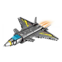 SEMBO 202250 202251 202252 202253 MÁY BAY CHIẾN ĐẤU TÀNG HÌNH J-20 bộ đồ chơi xếp lắp ráp ghép mô hình Military Army Quân Sự Bộ Đội 669 khối