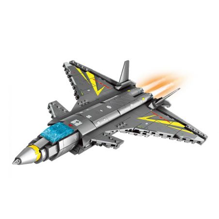 SEMBO 202250 202251 202252 202253 MÁY BAY CHIẾN ĐẤU TÀNG HÌNH J-20 bộ đồ chơi xếp lắp ráp ghép mô hình Military Army Quân Sự Bộ Đội 669 khối