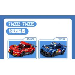 SEMBO 714335 THẾ GIỚI XE NỔI TIẾNG 714335 bộ đồ chơi xếp lắp ráp ghép mô hình Speed Champions Racing Cars Đua Xe Công Thức 228 khối
