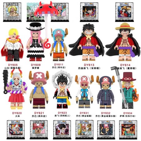 DY_MINIFIGS DY605 DY609 DY611 DY613 DY614 DY620 DY621 DY623 DY631 DY632 DY634 NHÂN VẬT NHỎ ONE PIECE 11 LOẠI bộ đồ chơi xếp lắp ráp ghép mô hình Movie & Game Phim Và Trò Chơi