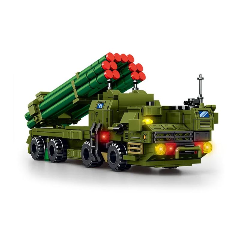 SEMBO 207070 207071 207072 207073 207074 207075 207076 207077 CUỘC CHIẾN SINH TỒN 8 TỔ HỢP PHÓNG TÊN LỬA LỐC XOÁY bộ đồ chơi xếp lắp ráp ghép mô hình Military Army Quân Sự Bộ Đội 735 khối