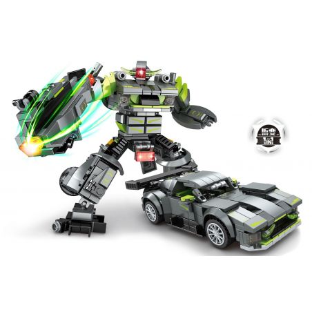 WOMA C3003 3003 CƠ KHÍ RUSH GẦM bộ đồ chơi xếp lắp ráp ghép mô hình Racers Đua Tốc Độ 353 khối