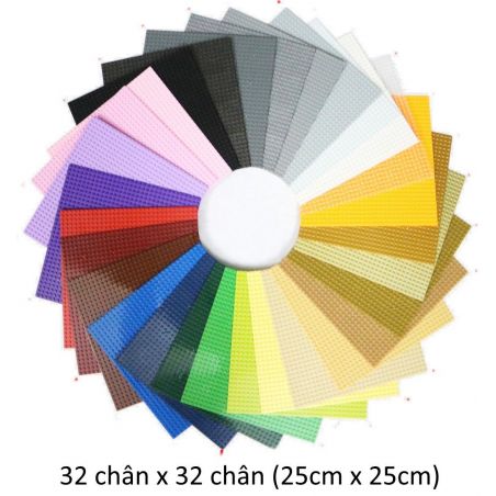 Baseplate 32 x 32 Xếp hình Tấm đế cỡ 32 chân x 32 chân đủ màu giá sốc rẻ nhất