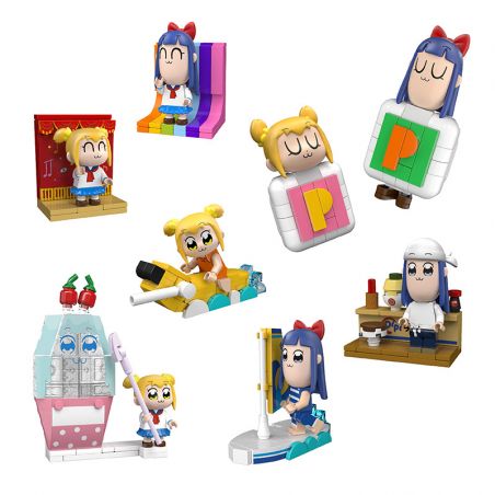 FUNIFY W8013 8013 NAM CHÂM TỦ LẠNH HÀNG NGÀY CỦA POP VÀ PIPI 8 KIỂU bộ đồ chơi xếp lắp ráp ghép mô hình Movie & Game Phim Và Trò Chơi