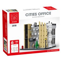 MorkModel 20118 Mork Model 20118 TÒA NHÀ VĂN PHÒNG THÀNH PHỐ bộ đồ chơi xếp lắp ráp ghép mô hình Creator CITIES OFFICE Sáng Tạo 1499 khối