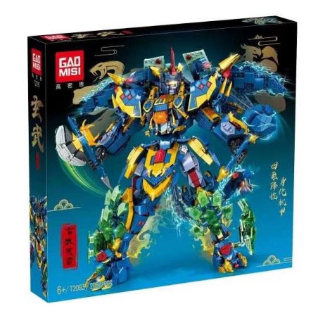 GAOMISI T2093 2093 BẮC HUYỀN VŨ CƠ GIÁP bộ đồ chơi xếp lắp ráp ghép mô hình 2050 khối