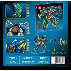 GAOMISI T2093 2093 BẮC HUYỀN VŨ CƠ GIÁP bộ đồ chơi xếp lắp ráp ghép mô hình 2050 khối