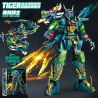 STAR AMOUNT 61001 MECHA QUÁI VẬT THẦN THOẠI CHIẾN BINH QINGLONG bộ đồ chơi xếp lắp ráp ghép mô hình TIGER WARRIOR 504 khối