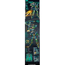 STAR AMOUNT 61001 MECHA QUÁI VẬT THẦN THOẠI CHIẾN BINH QINGLONG bộ đồ chơi xếp lắp ráp ghép mô hình TIGER WARRIOR 504 khối