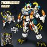 STAR AMOUNT 61002 CHIẾN BINH HỔ TRẮNG CON THÚ THẦN THOẠI MECHA bộ đồ chơi xếp lắp ráp ghép mô hình TIGER WARRIOR 455 khối
