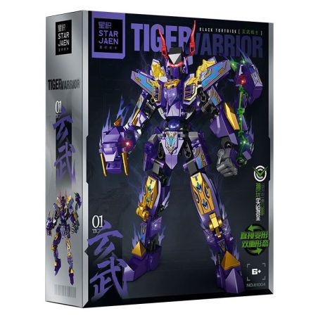 STAR AMOUNT 61004 HUYỀN VŨ CHIẾN BINH QUÁI VẬT THẦN THOẠI MECHA bộ đồ chơi xếp lắp ráp ghép mô hình TIGER WARRIOR 538 khối