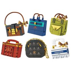 FORANGE FC8296 8296 JMBRICKLAYER 20144 TÚI XÁCH THỜI TRANG 2.0 6 KIỂU bộ đồ chơi xếp lắp ráp ghép mô hình 736 khối