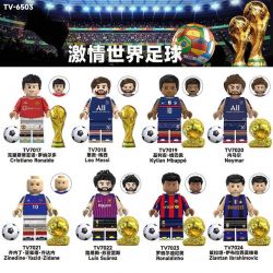 TV 6503 7017 7018 7019 7020 7021 7022 7023 7024 NHÂN VẬT NGÔI SAO BÓNG ĐÁ 8 LOẠI bộ đồ chơi xếp lắp ráp ghép mô hình City Thành Phố