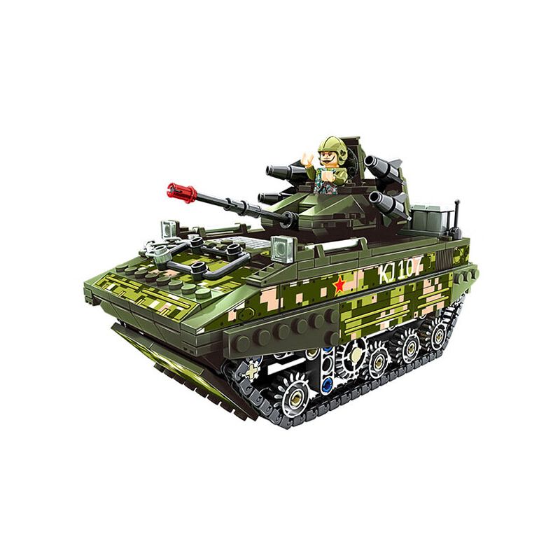 WISE BLOCK AULDEY HA389141 389141 XE CHIẾN ĐẤU TRÊN KHÔNG ZBD-03 bộ đồ chơi xếp lắp ráp ghép mô hình Military Army Quân Sự Bộ Đội 427 khối