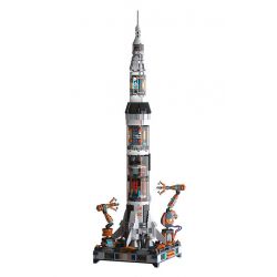 JAKI JK8509 8509 MÔ HÌNH LỚN CẤP ĐỘ BỘ SƯU TẬP TÊN LỬA HẠNG NẶNG DAWN bộ đồ chơi xếp lắp ráp ghép mô hình Creator HEAVY ROCKET Sáng Tạo