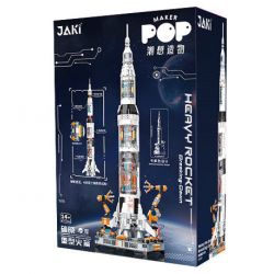 JAKI JK8509 8509 MÔ HÌNH LỚN CẤP ĐỘ BỘ SƯU TẬP TÊN LỬA HẠNG NẶNG DAWN bộ đồ chơi xếp lắp ráp ghép mô hình Creator HEAVY ROCKET Sáng Tạo
